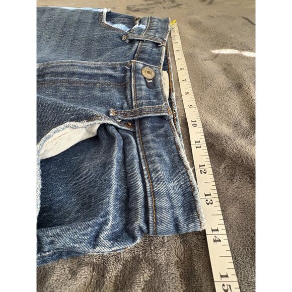 Abercrombie & Fitch Women's The 90's Straight Ultra High Rise Jeans 27 Med Wash - Picture 11 of 13